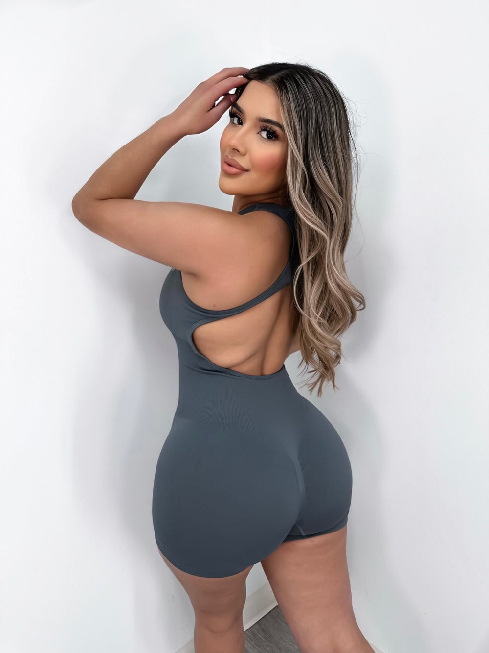 Backless Bodycon Snatch Romper