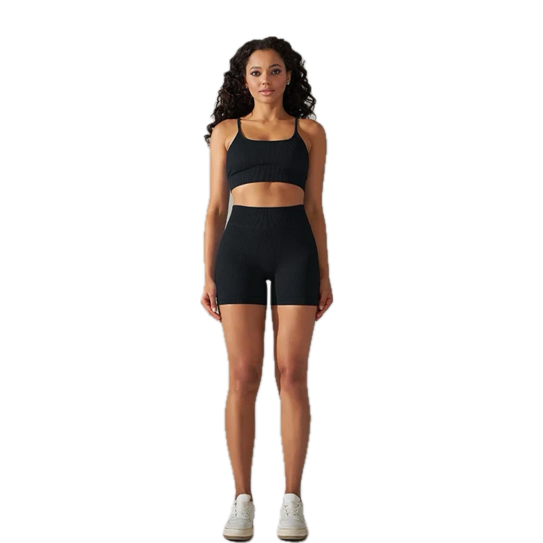 Ribbed Snatched Activewear Set
